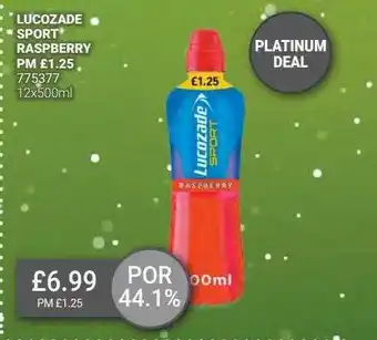Bestway Lucazade sport raspberry offer