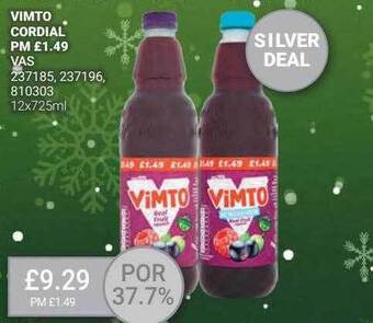 Bestway Vimto cordial offer