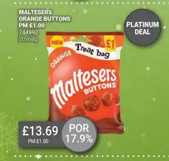 Bestway Maltesers orange buttons offer