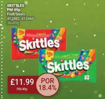 Bestway Skittles fruit-sours offer