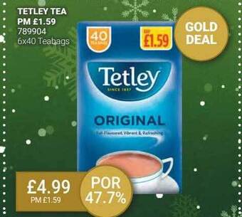 Bestway Tetley tea offer