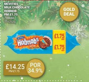 Bestway Mcvities milk chocolate hobnob offer