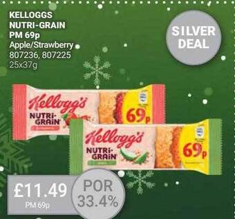 Bestway Kellogg's nutri-grain apple-strawberry offer