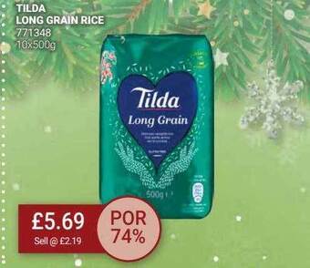Bestway Tilda long grain rice offer