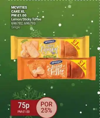 Bestway Mc vities cake xl lemon-sticky toffee offer