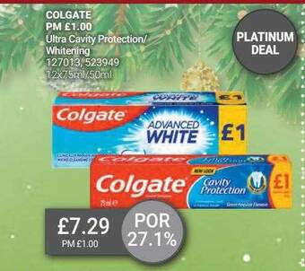 Bestway Colgate ultra cavity protection-whitening offer