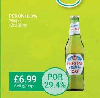 Bestway Peroni 0.0% offer