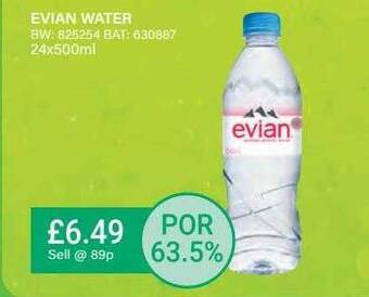 Bestway Evian water offer
