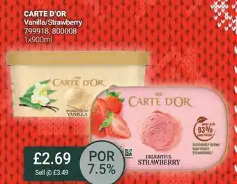 Bestway Carte d'or vanilla-strawberry offer