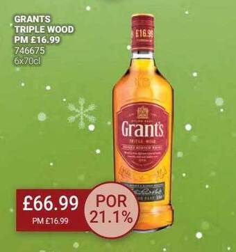 Bestway Grant's triple wood offer