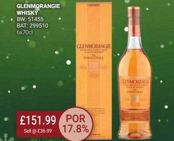 Bestway Glenmorangie whisky offer