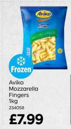 Bestway Aviko mozzarella fingers offer