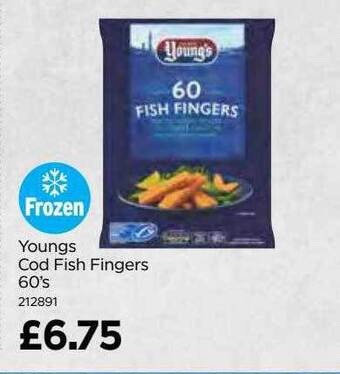 Bestway Youngs cod fish fingers 60's offer