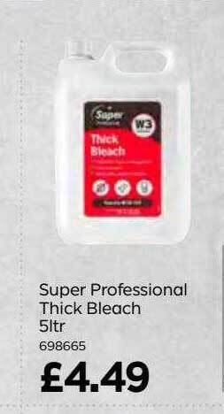 Bestway Super professional thick bleach 5ltr offer
