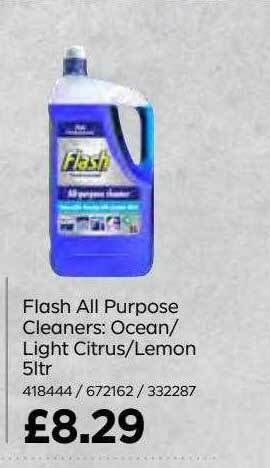 Bestway Flash all purpose cleaners : ocean-light citrus-lemon 5ltr offer