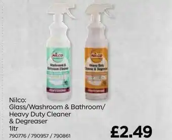 Bestway Nilco : glass-washroom & bathroom-heavy duty cleaner & degreaser 1ltr offer