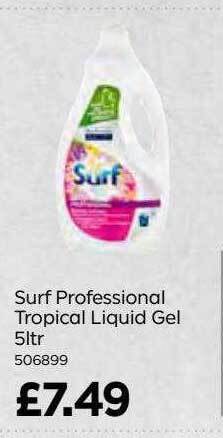 Bestway Surf professional tropical liquid gel 5ltr offer