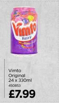 Bestway Vimto original 24 x 330ml offer