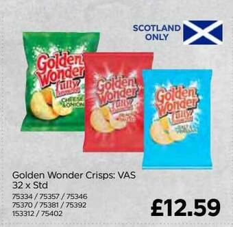 Bestway Golden wonder crisps : vas offer