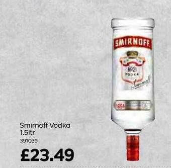Bestway Smirnoff vodka offer