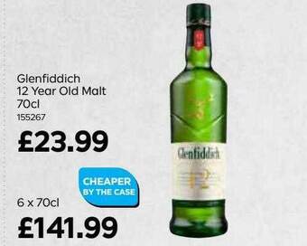 Bestway Glenfiddich 12 year old malt offer