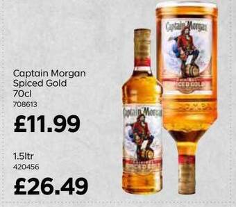 Bestway Captain morgan spiced gold offer