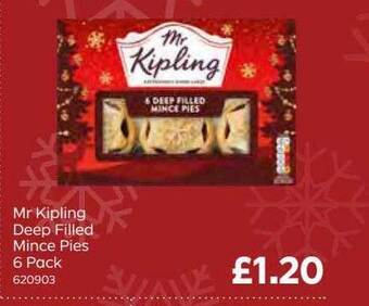 Bestway Mr kipling deep filled mince pies 6 pack offer