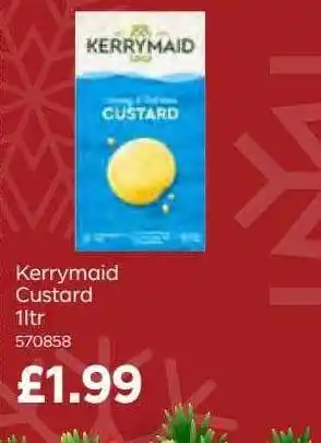 Bestway Kerrlymaid custard 1ltr offer