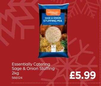 Bestway Essentially catering sage & onion stuffing 2 kg offer