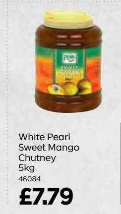 Bestway White pearl sweet mango chutney offer