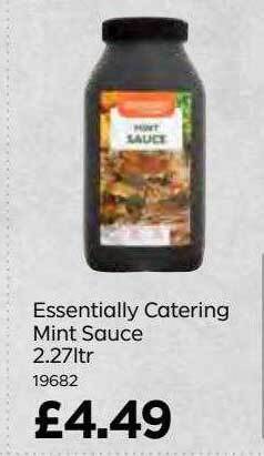 Bestway Essentially catering mint sauce offer