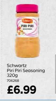 Bestway Schwartz piri piri seasoning offer