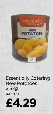Bestway Essentially catering new potatoes offer
