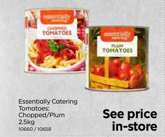 Bestway Essentially catering tomatoes : chopped-plum offer