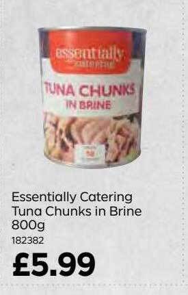 Bestway Essentially catering tuna chunks in brine offer