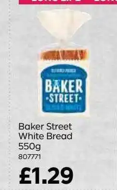 Bestway Baker street white bread offer