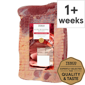 Tesco Tesco slow roasting beef joint offer