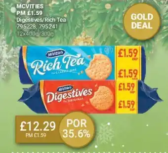 Bestway Mcvities Rich Tea , Digestives offer