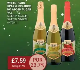 Bestway White Pearl Sparkling Juice No Added Sugar offer
