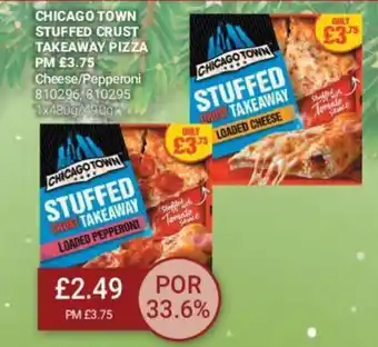 Bestway Chicago Town Stuffed Crust Takeaway Pizza Cheese/Pepperoni offer