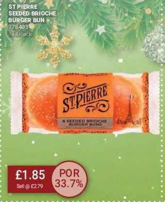 Bestway ST. Pierre Seeded Brioche Burger Bun offer