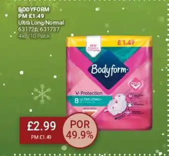 Bestway Bodyform Ultra Long/ Normal offer