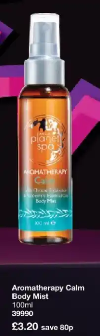 Aromatherapy Calm Body Mist
