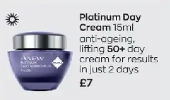 Avon Platinum Day Cream 15ml offer