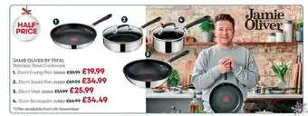 Jamie oliver by tefal stainless steel cookware