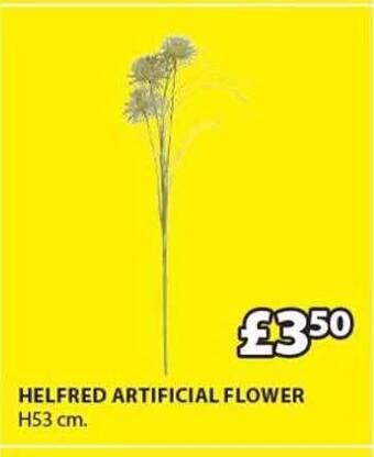 JYSK Helfred artificial flower offer