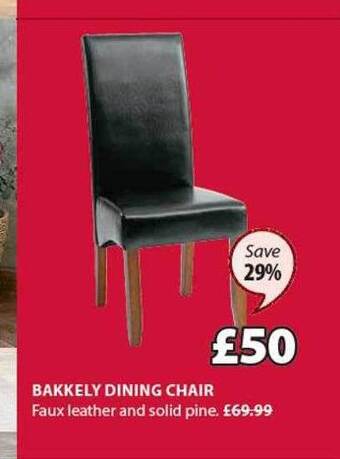 JYSK Bakkely dining chair offer
