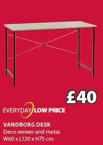 Vandborg desk