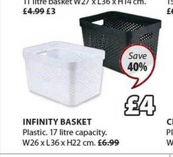 JYSK Infinity basket offer