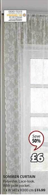 JYSK Sommen curtain offer